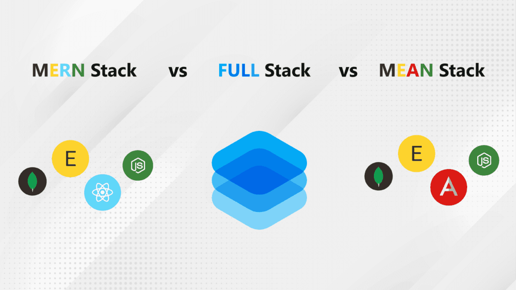 FullStack vs MERN Stack vs MEAN Stack