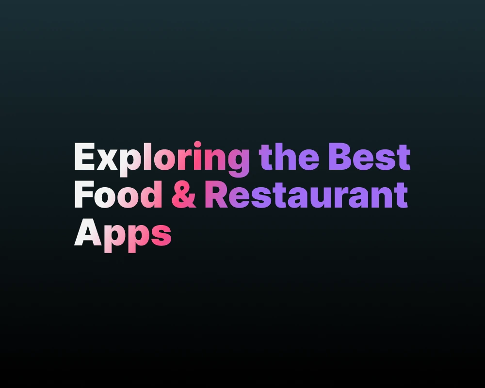 best food & restaurant apps