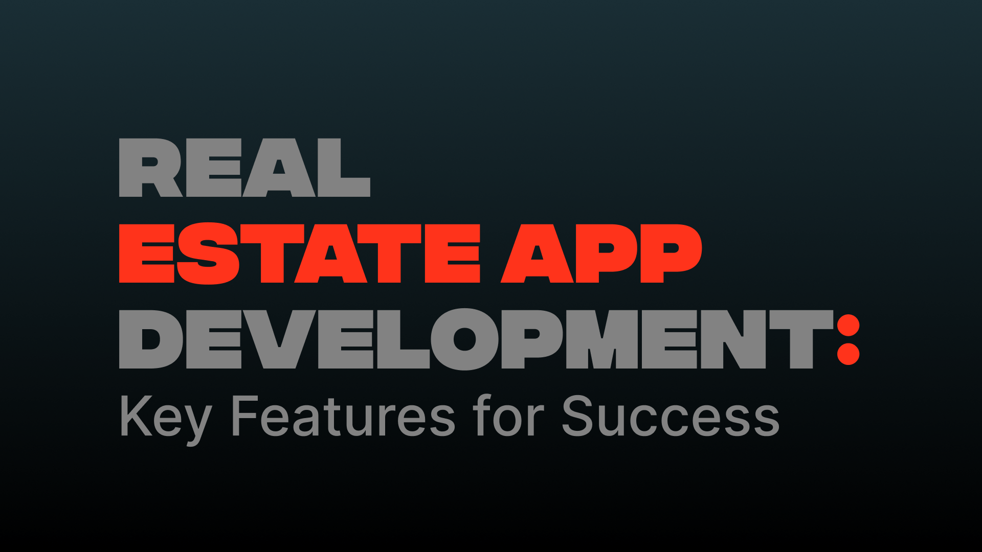 Real estate App Development