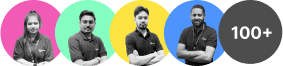 100+ in-house resources