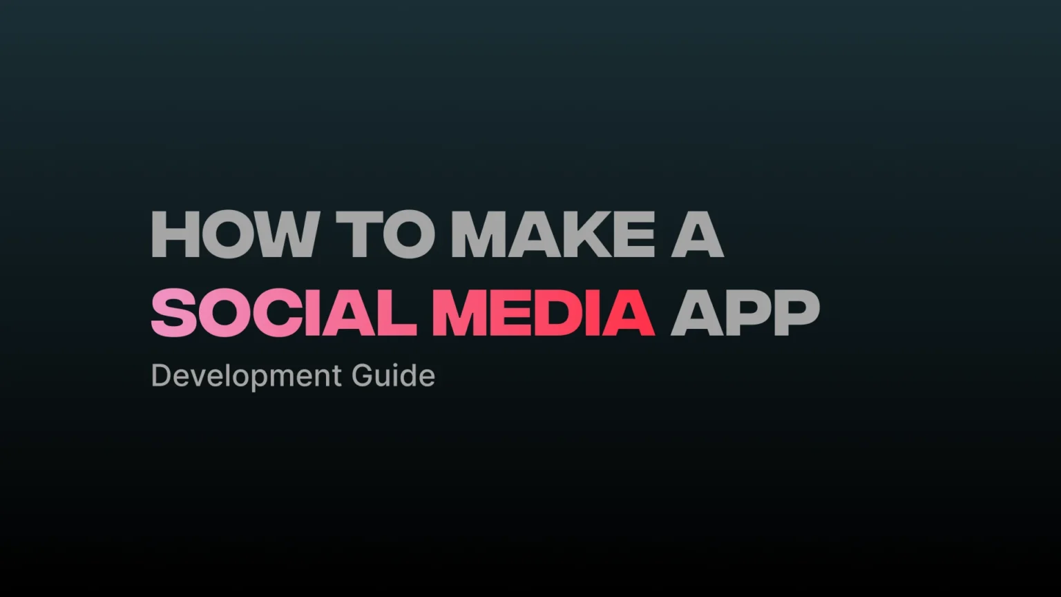 Social Media App