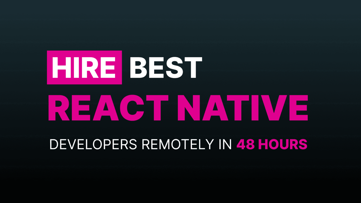 hire react native developer