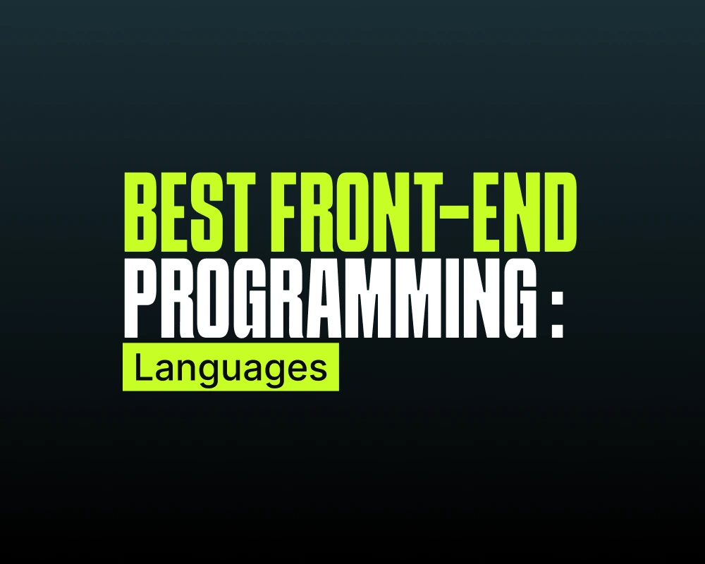 Best Front-End Programming Languages