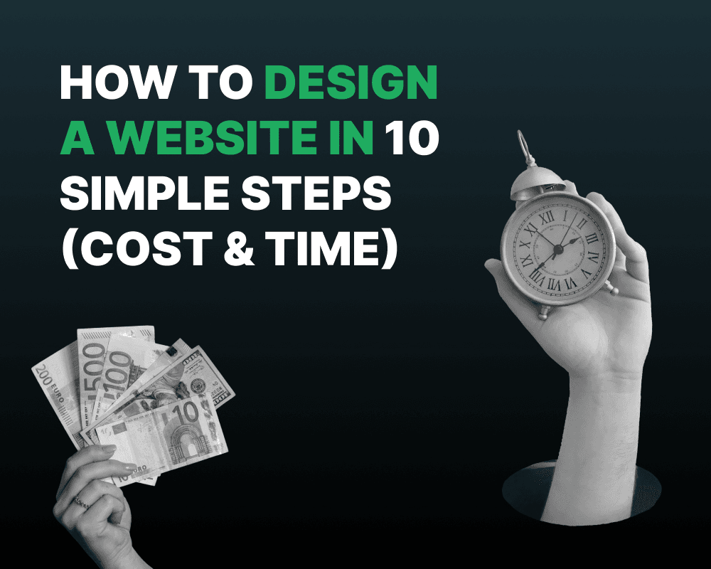 How to Design a Website in 10 Simple Steps (Cost & Time)