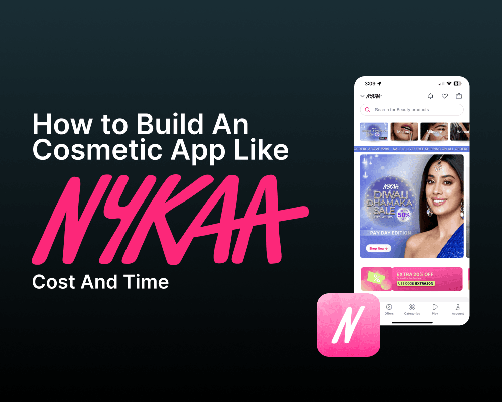 How to Build A Cosmetic App Like Nykaa: Cost And Time