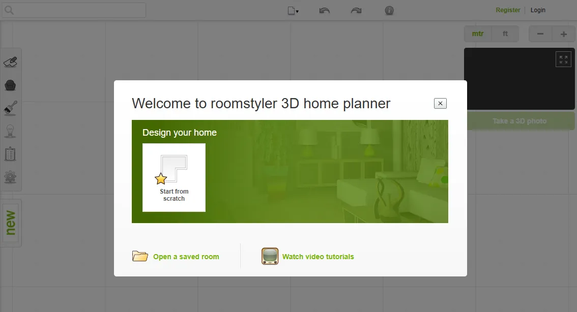 Roomstyler 3D Home Planner