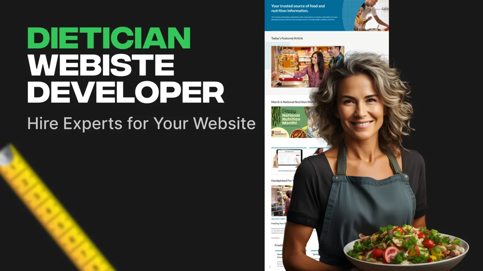 Dietitian Website Developer Hire Experts for Your Website