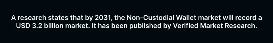 Non-Custodial Wallets Market Non-Custodial Wallets Market